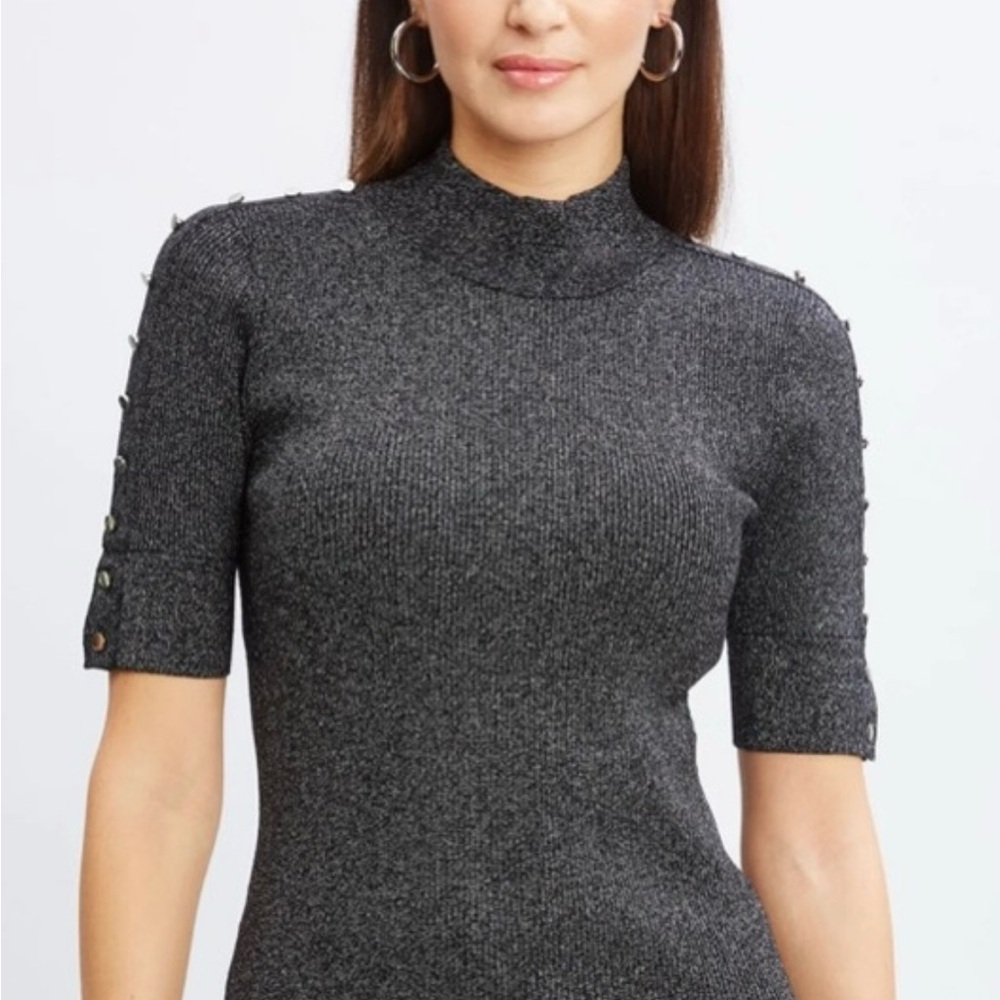 Elie Tahari Gray Sweater